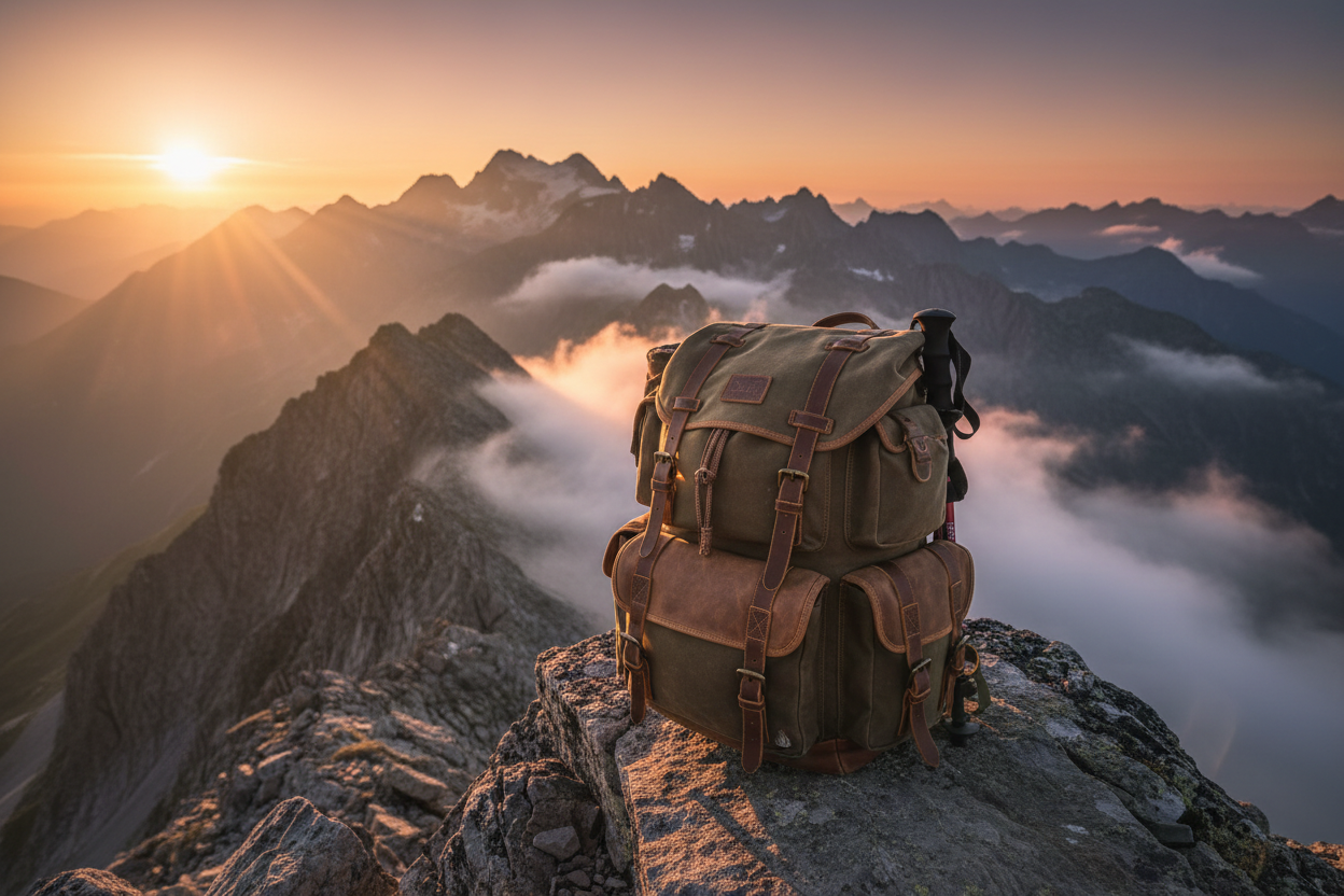 Backpack in the Drakensberg  pack light, pack smart