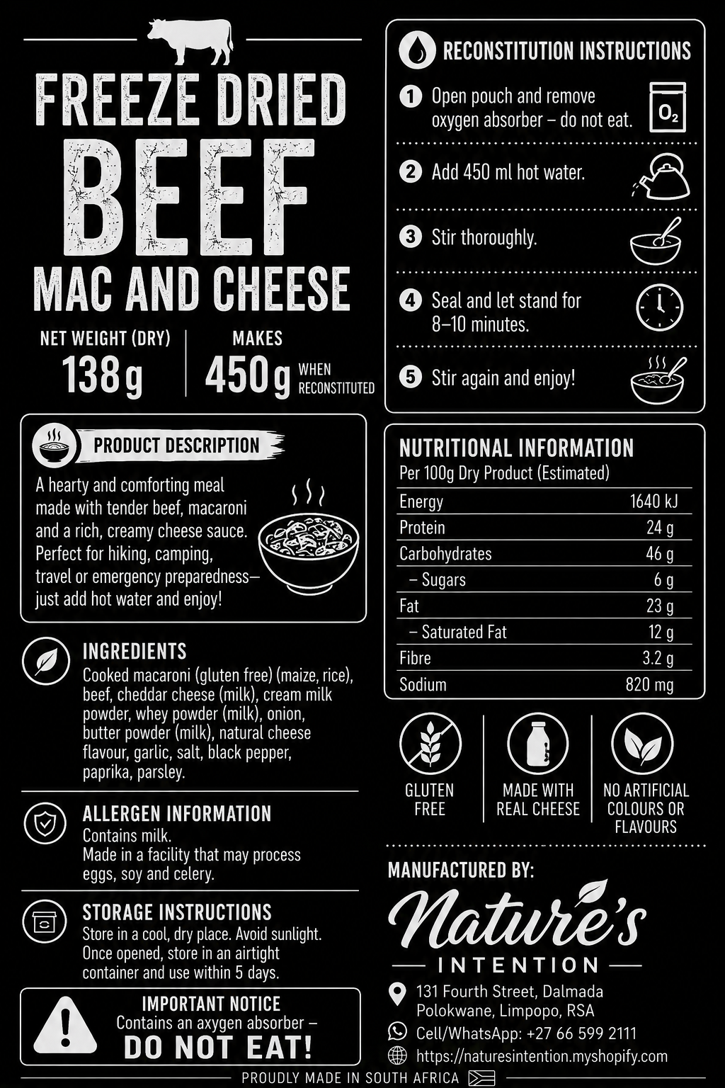 Beef Mince Mac and Cheese (Gluten Free)