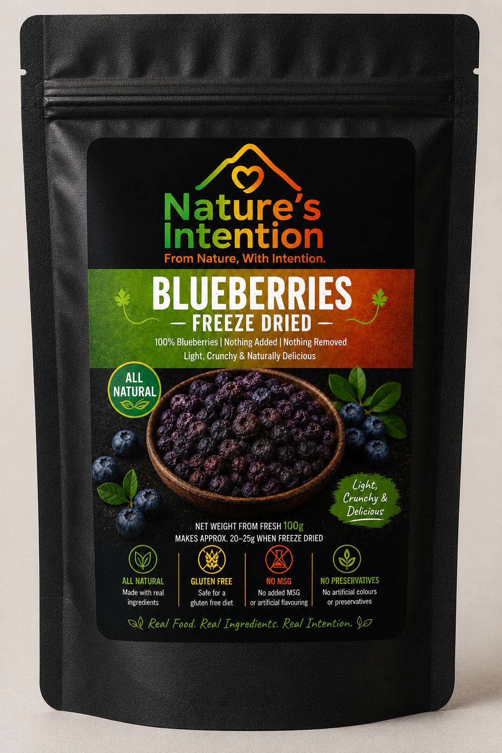 Blueberry - Fruit Snack Pack - Freeze Dried