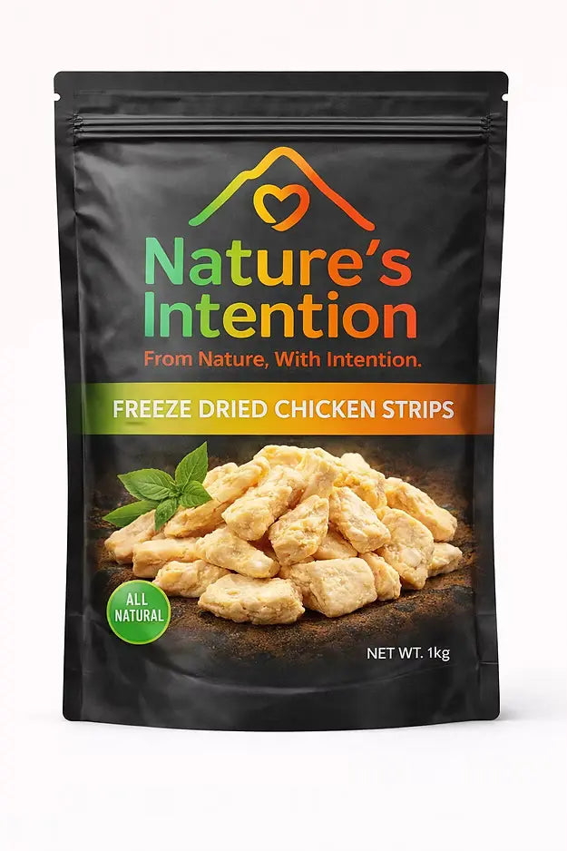 Freeze Dried Chicken Strips - 1Kg