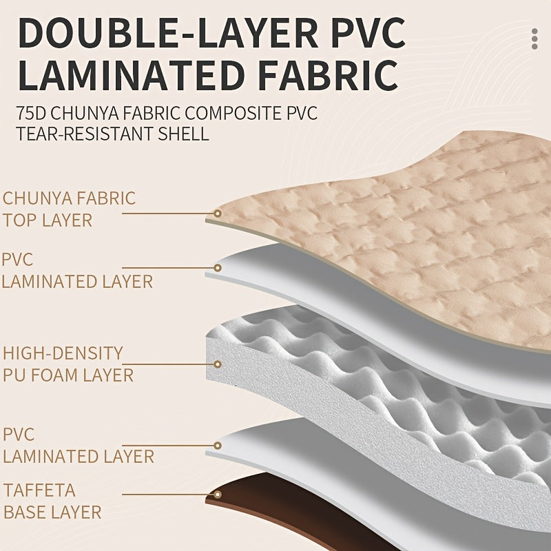 Khaki Single/Double, 1 Automatic Inflatable Sleeping Pad, Outdoor Portable Camping Mat, Tent Ground Mat, Inflatable Pad, Self-Inflating Sleeping Pad, 8cm Thick Car Inflatable Sleeping Pad