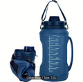 2L Water Bottle - Foldable Silicon, Collapsible water bottle - with straw